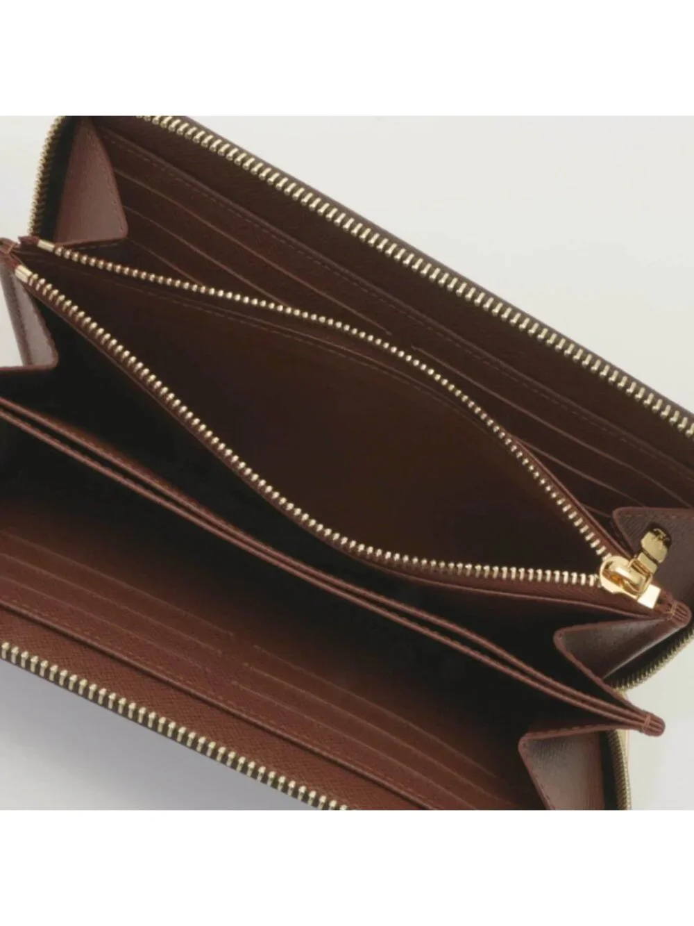 Louis Vuitton Zippy Wallet Monogram Brown Long Canvas